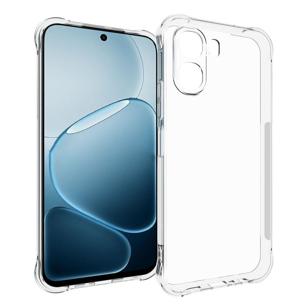 OPPO A6x EIDERWOOD Fleksibelt Plast Deksel m. Forsterkede Hjørner - Gjennomsiktig