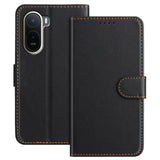 Xiaomi Redmi A7 Pro EIDERWOOD Kunstskinn Flip Deksel m. Kortlomme & Stativfunksjon - Svart