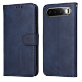 Realme 16 EIDERWOOD Kunstskinn Flip Deksel m. Stropp - Blå