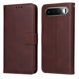 Realme 16 EIDERWOOD Kunstskinn Flip Deksel m. Stropp - Brun