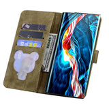 Samsung Galaxy S26 EIDERWOOD Flip Deksel med Trykk / Kortholder / Stropp - Brun