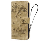Samsung Galaxy S26 EIDERWOOD Flip Deksel med Trykk / Kortholder / Stropp - Brun