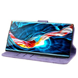 Samsung Galaxy S26 Ultra EIDERWOOD Flip Deksel med Trykk / Kortholder / Stropp - Lilla