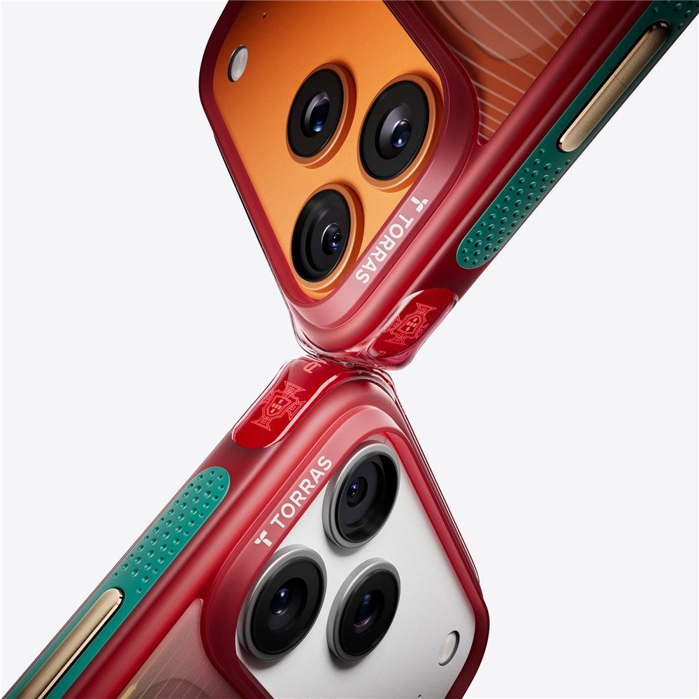 iPhone 17 Pro TORRAS Ostand Q3 Air Deksel med 360° Støtte – MagSafe Kompatibel - Glory Slash
