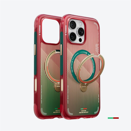 iPhone 16 Pro TORRAS Ostand Q3 Air Deksel med 360° Støtte – MagSafe Kompatibel - Glory Slash