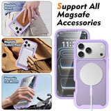 iPhone 18 Pro Max / 17 Pro Max EIDERWOOD 2-i-1 Matt Hybrid Plast Deksel m. Skjermbeskyttelsesfilm - MagSafe Kompatibel - Lilla