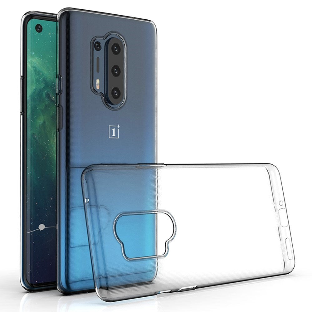 EIDERWOOD OnePlus 8 Pro Fleksibelt Plastdeksel - Gjennomsiktig
