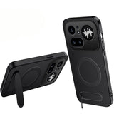 Nothing Phone (4a) Pro EIDERWOOD Hybrid Deksel med Stativ - Svart