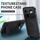Nothing Phone (4a) Pro EIDERWOOD Hybrid Deksel med Stativ - Grå