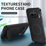 Nothing Phone (4a) EIDERWOOD Hybrid Deksel med Stativ - Blå