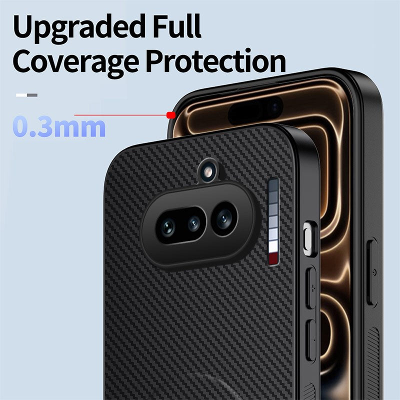 Nothing Phone (4a) EIDERWOOD Hybrid Deksel med Stativ - Lilla