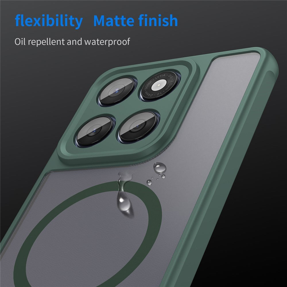 Motorola Moto G77 / G67 EIDERWOOD Hybrid Plast Deksel - MagSafe Kompatibel - Grønn