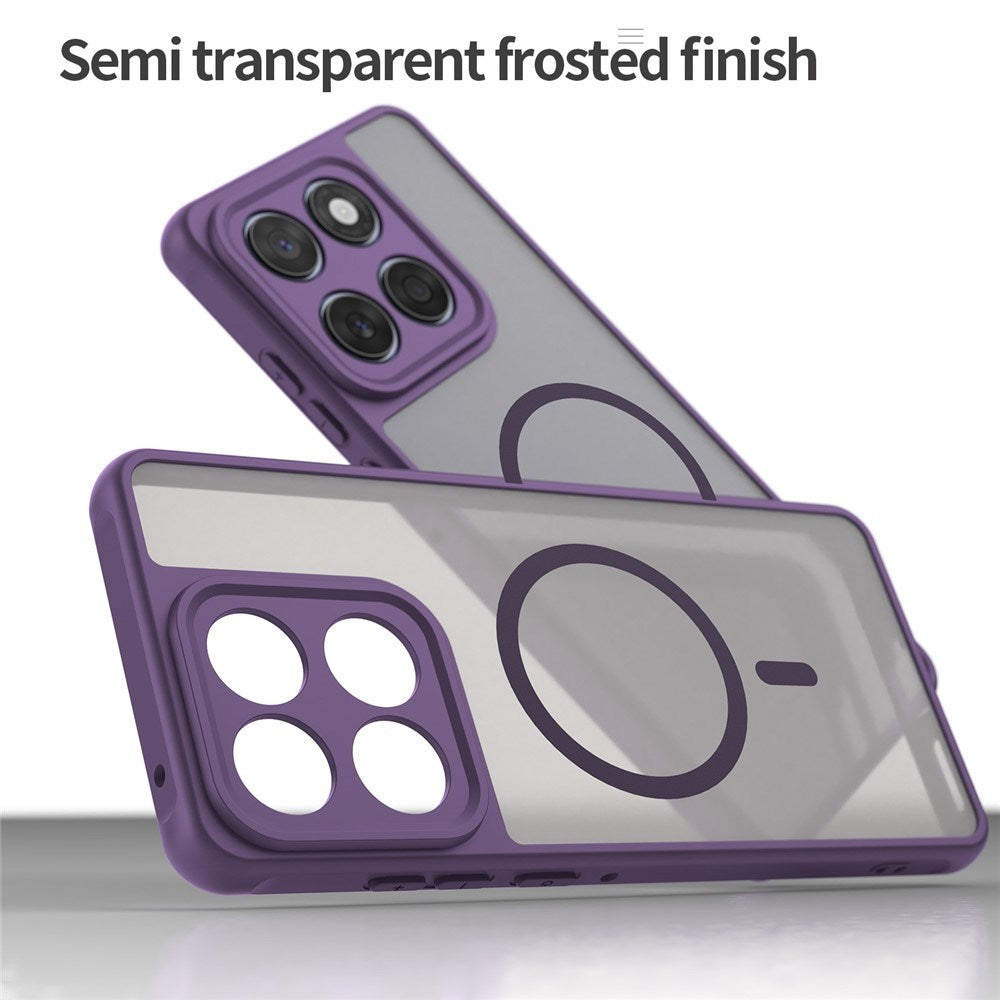 Motorola Moto G77 / G67 EIDERWOOD Hybrid Plast Deksel - MagSafe Kompatibel - Lilla