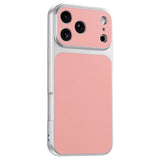iPhone 17 Pro Max EIDERWOOD Hybrid Bakdeksel med Kunstskinn – Rosa