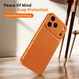 iPhone 17 Pro EIDERWOOD Hybrid Bakdeksel med Kunstskinn – Svart
