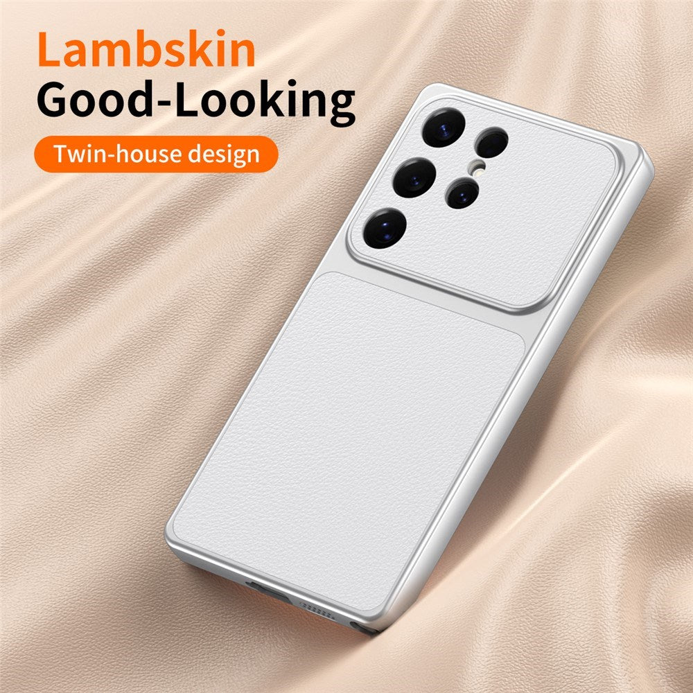 Samsung Galaxy S26 Ultra EIDERWOOD Hybrid Bakdeksel med Kunstskinn – Svart