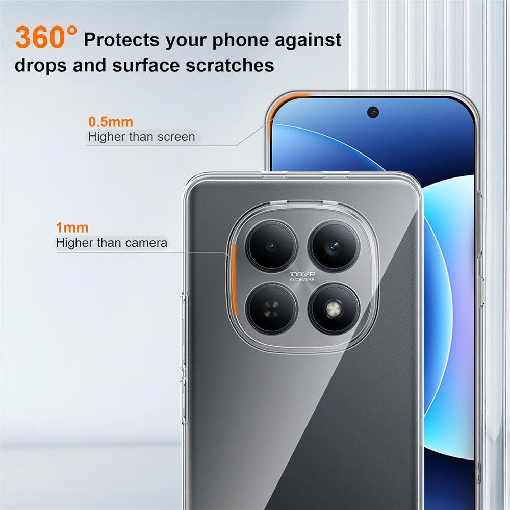 Xiaomi Redmi Note 15 (5G) / Poco M8 (5G) EIDERWOOD Fleksibelt Plast Deksel - Gjennomsiktig
