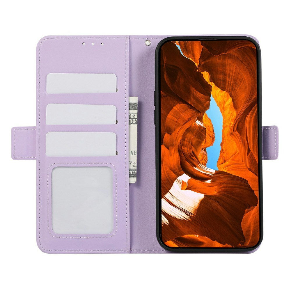 EIDERWOOD Google Pixel 11 / 11 Pro Flipp Deksel med RFID-Blokkering & Kortholder – Lilla