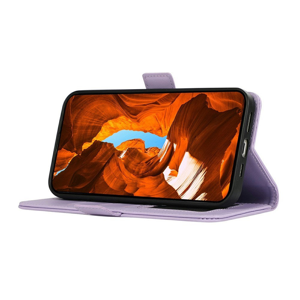 EIDERWOOD Google Pixel 11 / 11 Pro Flipp Deksel med RFID-Blokkering & Kortholder – Lilla