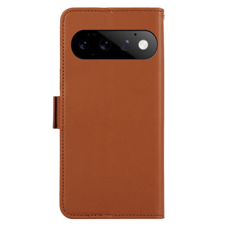 EIDERWOOD Google Pixel 11 / 11 Pro Flipp Deksel med RFID-Blokkering & Kortholder – Brun