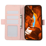 EIDERWOOD Google Pixel 11 Pro XL Flipp Deksel med RFID-Blokkering & Kortholder – Rosa