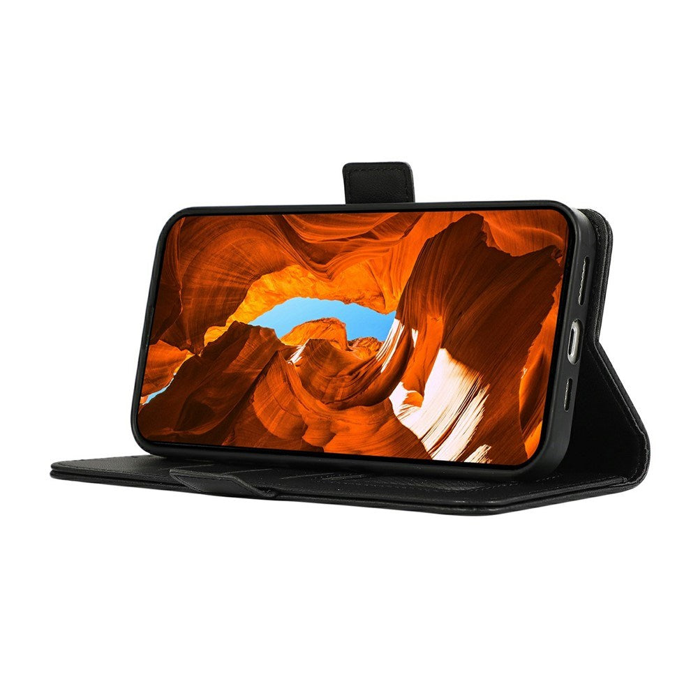 EIDERWOOD Google Pixel 11 Pro XL Flipp Deksel med RFID-Blokkering & Kortholder – Svart