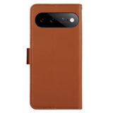 EIDERWOOD Google Pixel 11 Pro XL Flipp Deksel med RFID-Blokkering & Kortholder – Brun