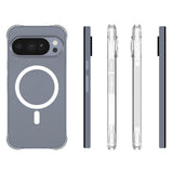 Google Pixel 11 Pro EIDERWOOD Fleksibelt Plast Deksel m. Støtabsorberende Hjørner - MagSafe Kompatibel - Gjennomsiktig