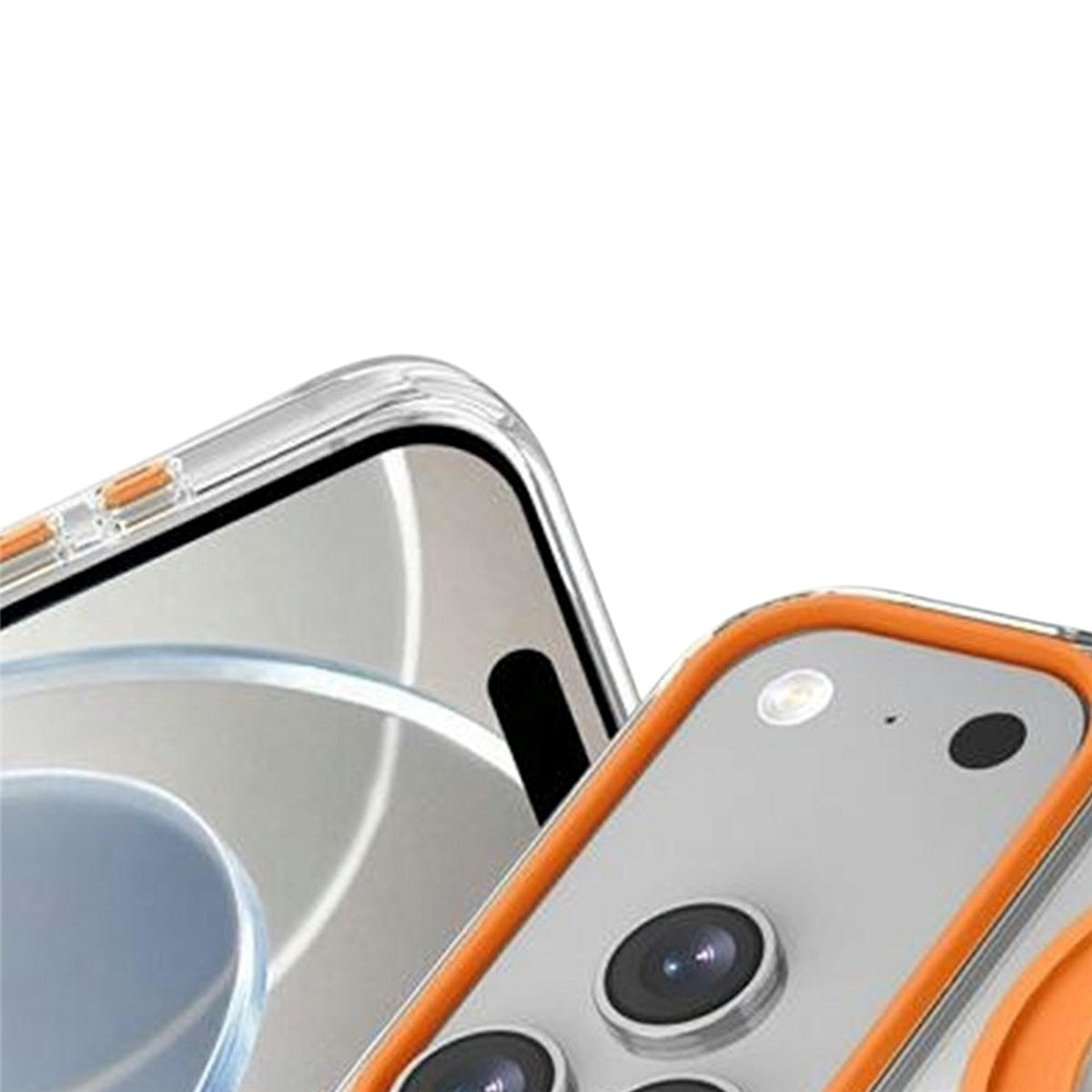 iPhone 17 Pro EIDERWOOD Hybrid Deksel med Stativfunksjon - MagSafe Kompatibel - Gjennomsiktig / Svart