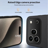 Honor 600 Pro WANLONFENG Deksel med Karbontekstur - MagSafe Kompatibel - Oransje
