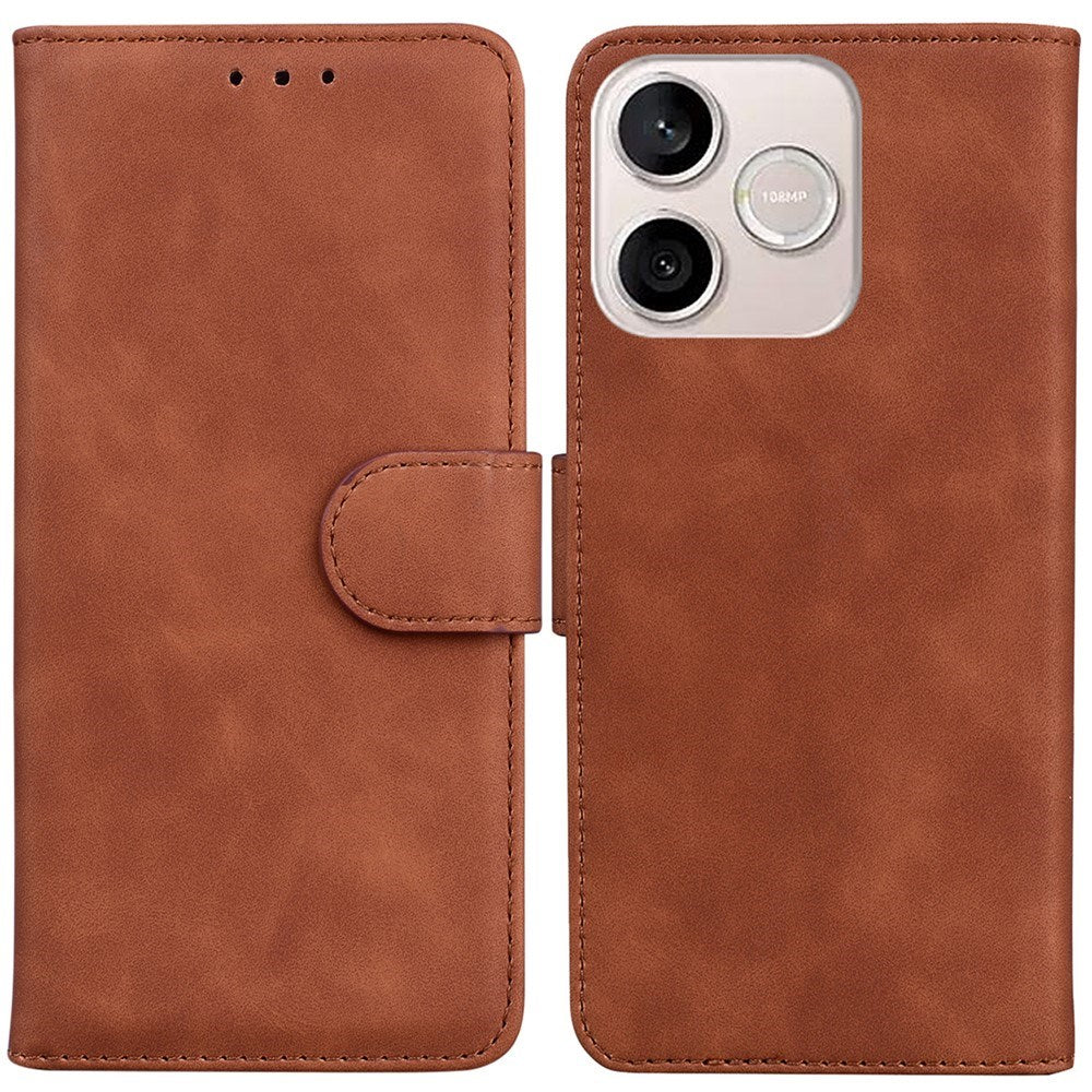 Honor 600 Lite EIDERWOOD Kunstskinn Flip Deksel - Brun
