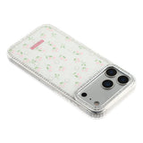 iPhone 17 Pro Max EIDERWOOD Hybrid Deksel med Strass & Blomsterdesign - Hvit / Vårblomster