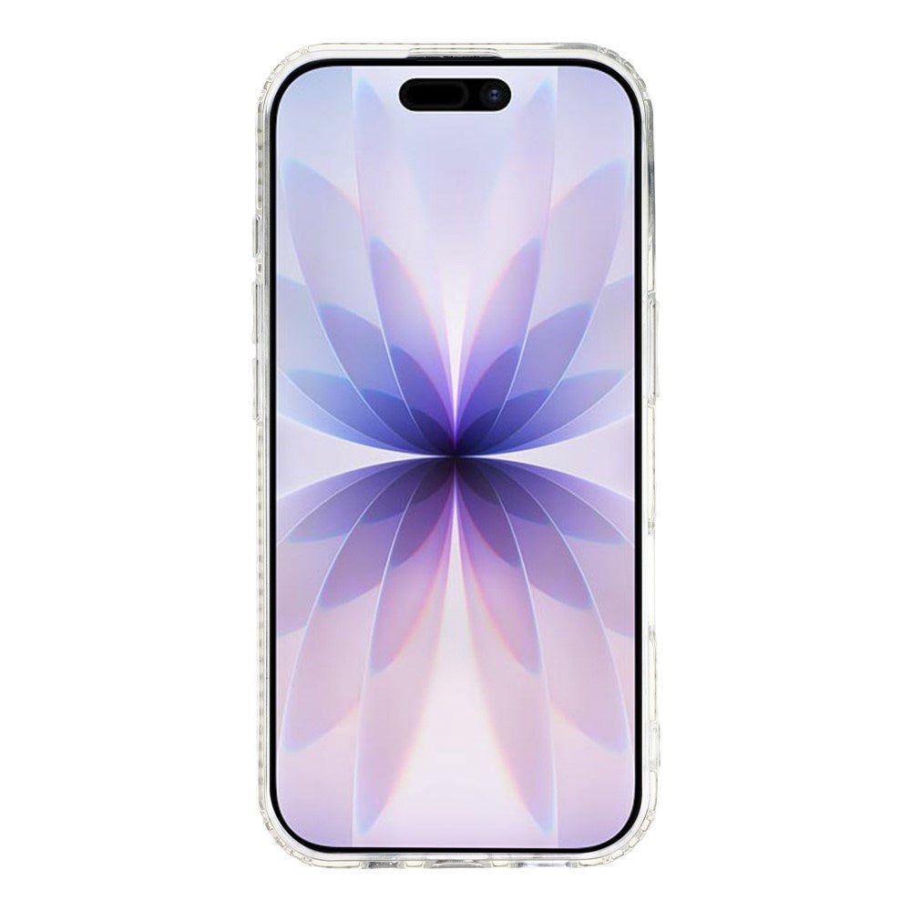 iPhone 17 EIDERWOOD Hybrid Deksel med Strass & Blomsterdesign - Rosa / Blomster