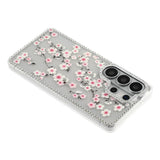 Samsung Galaxy S26 Ultra EIDERWOOD Hybrid Deksel med Strass & Blomsterdesign - Gjennomsiktig / Kirsebærblomster