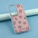 Samsung Galaxy S26 EIDERWOOD Hybrid Deksel med Strass & Blomsterdesign - Rosa / Blomster