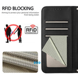 Honor 600 / 600 Pro EIDERWOOD Kunstskinn Flip Deksel m. Stropp - Svart