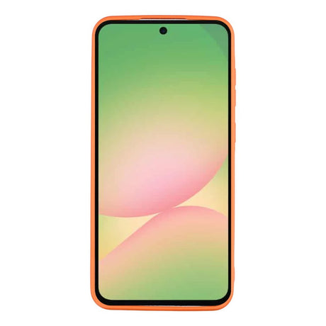 Samsung Galaxy A17 (5G) EIDERWOOD Fleksibelt Plast Deksel m. Glitter - Oransje