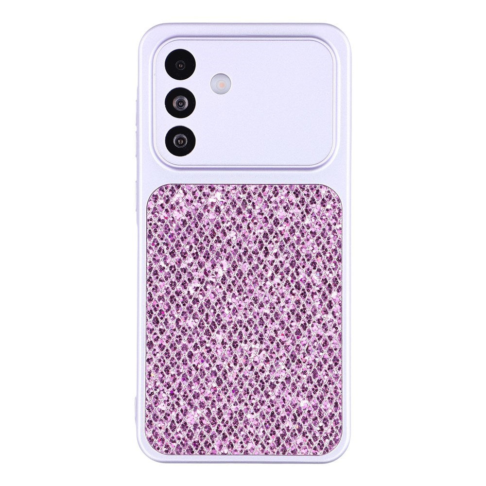 Samsung Galaxy A17 (5G) EIDERWOOD Fleksibelt Plast Deksel m. Glitter - Lilla