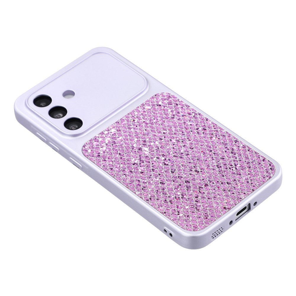 Samsung Galaxy A17 (5G) EIDERWOOD Fleksibelt Plast Deksel m. Glitter - Lilla