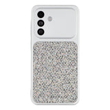 Samsung Galaxy A17 (5G) EIDERWOOD Fleksibelt Plast Deksel m. Glitter - Sølv