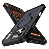 iPhone 17 Pro EIDERWOOD Matt Hybrid Plast Deksel - MagSafe Kompatibel - Svart