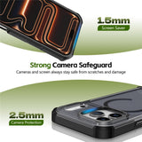 iPhone 17 Pro EIDERWOOD Matt Hybrid Plast Deksel - MagSafe Kompatibel - Svart