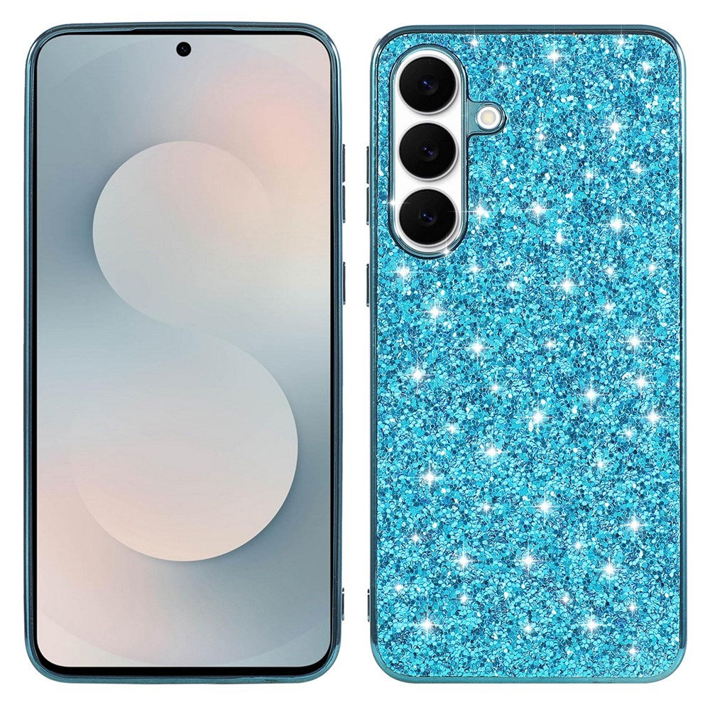Samsung Galaxy A57 EIDERWOOD Plast Glitter Deksel - Blå