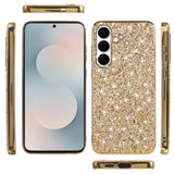 Samsung Galaxy A57 EIDERWOOD Plast Glitter Deksel - Rosegull