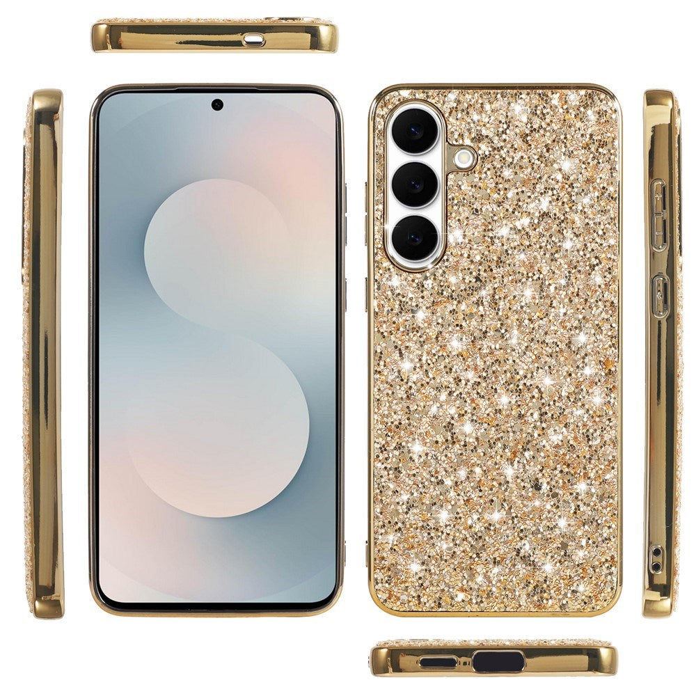 Samsung Galaxy A57 EIDERWOOD Plast Glitter Deksel - Rød
