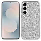 Samsung Galaxy A57 EIDERWOOD Plast Glitter Deksel - Sølv