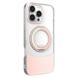 iPhone 17 EIDERWOOD Hybrid Deksel med Stativfunksjon - MagSafe Kompatibel - Gjennomsiktig / Rosa