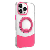 iPhone 14 / 13 EIDERWOOD Hybrid Deksel med Stativfunksjon - MagSafe Kompatibel - Gjennomsiktig / Pink
