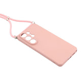 Samsung Galaxy S26 Ultra EIDERWOOD Fôret Fleksibelt Plast Deksel m. Stropp - Rosa