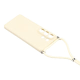 Samsung Galaxy S26 Ultra EIDERWOOD Fôret Fleksibelt Plast Deksel m. Stropp - Beige